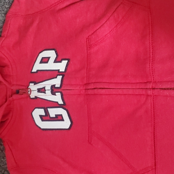 babyGAP Full Zip Hoodie Red Size 6-12 Months - Picture 4 of 11